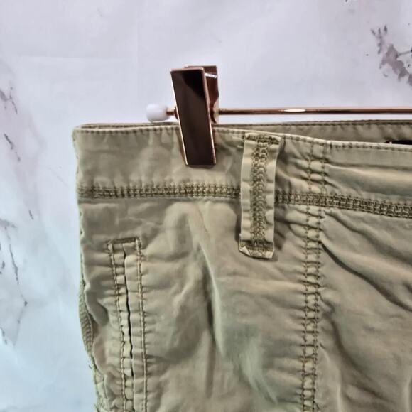 Saturday Sunday Shorts Womens 25 Low Rise Utility Safari Cuffed Convertible - Picture 2 of 11